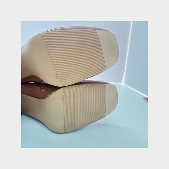 Madden Girl Patent Leather The While Ankle Boots  Sz 8 70s Hippie Coquette Boho - Picture 11 of 13